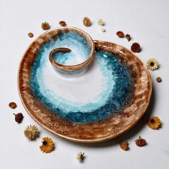 Spiralinė lėkštė „Sūkurys"